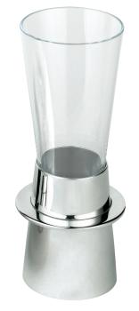 Verre vodka saturne en métal argenté - Ercuis